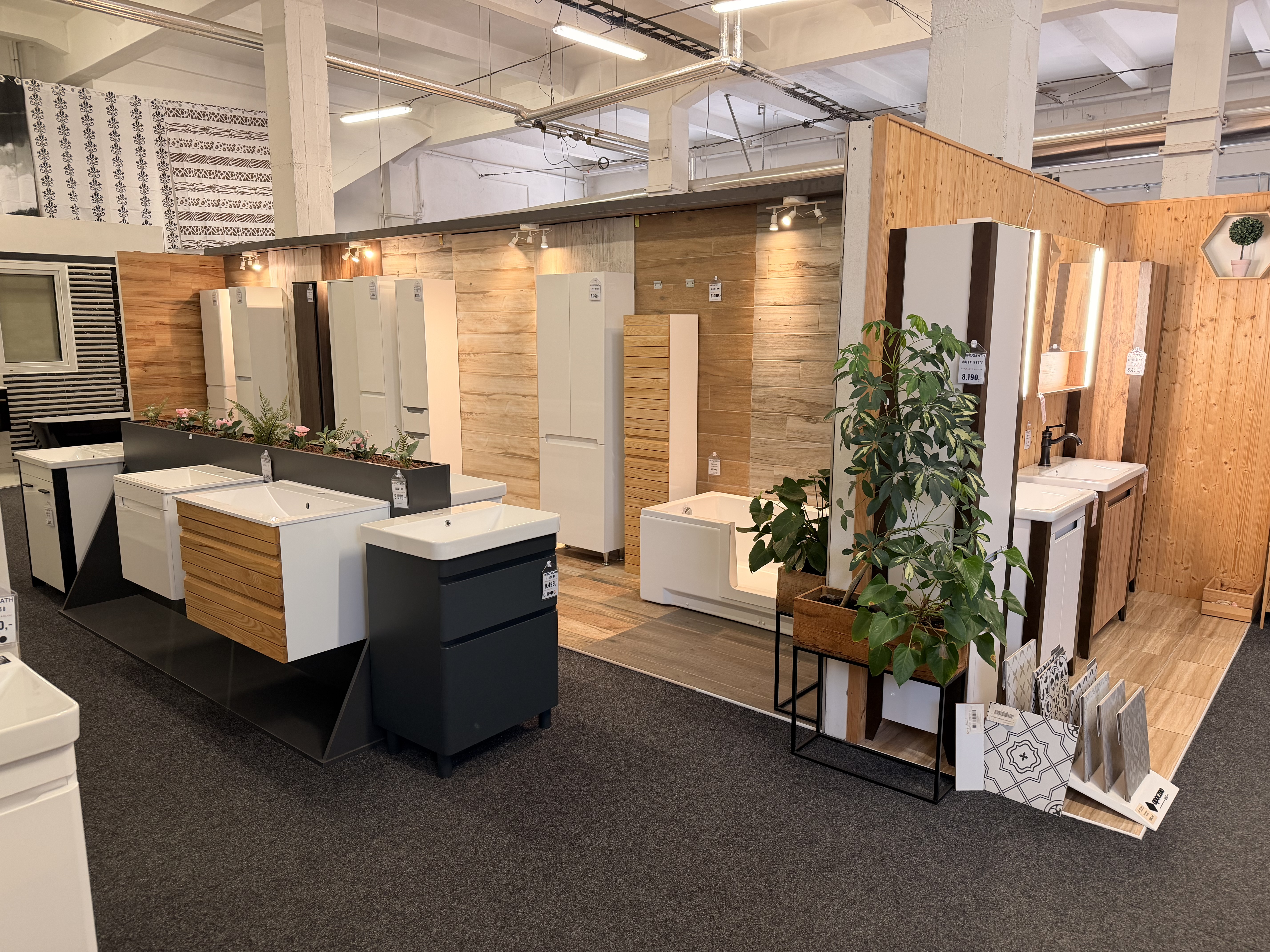 Koupelnový nábytek Aplomo showroom